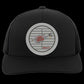 153 Fish - Trucker Snap Back - Circle Patch - Jesus Surfed Apparel Co. 