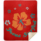 Ring of Flowers Premium Mink Sherpa Blanket 50x60