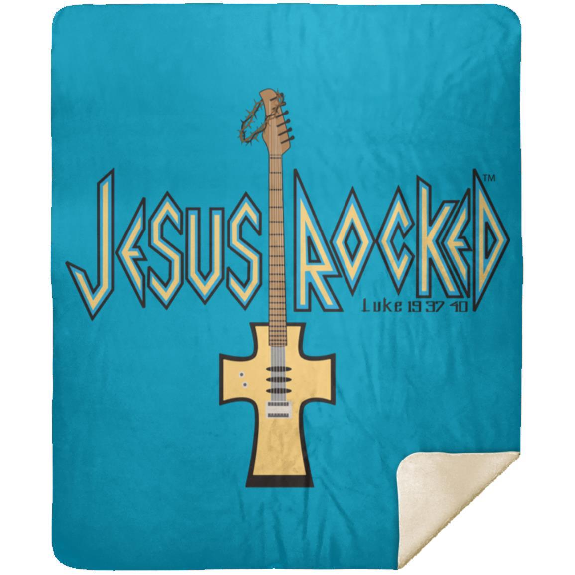 Cross Guitar Premium Mink Sherpa Blanket 50x60