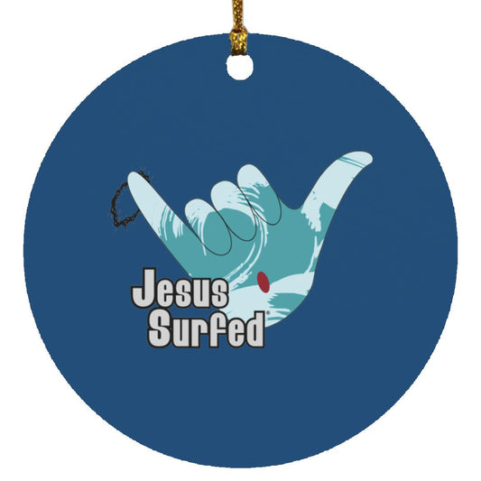 Aloha Spirit - Circle Ornament - Jesus Surfed Apparel Co. 