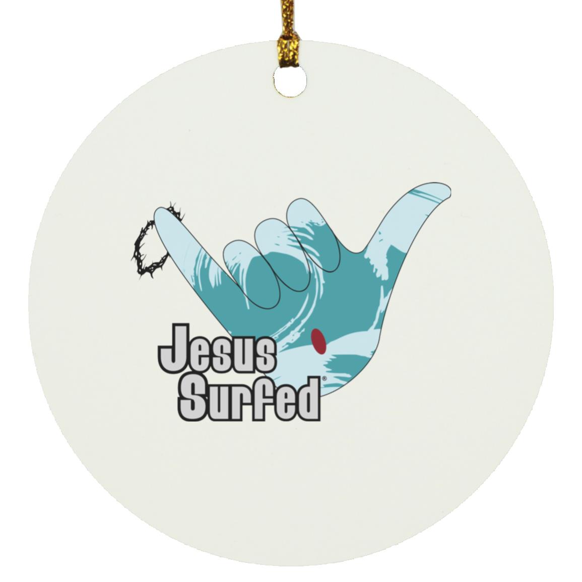 Aloha Spirit - Circle Ornament - Jesus Surfed Apparel Co. 