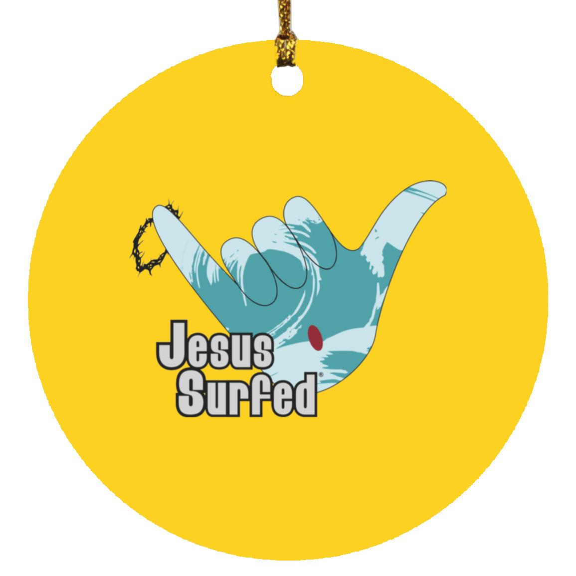 Aloha Spirit - Circle Ornament - Jesus Surfed Apparel Co. 