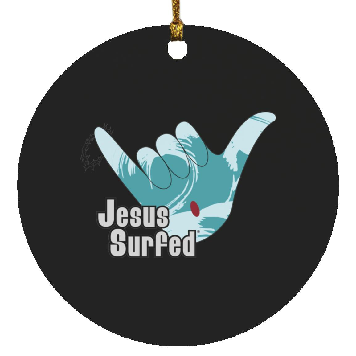 Aloha Spirit - Circle Ornament - Jesus Surfed Apparel Co. 