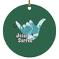 Aloha Spirit - Circle Ornament - Jesus Surfed Apparel Co. 