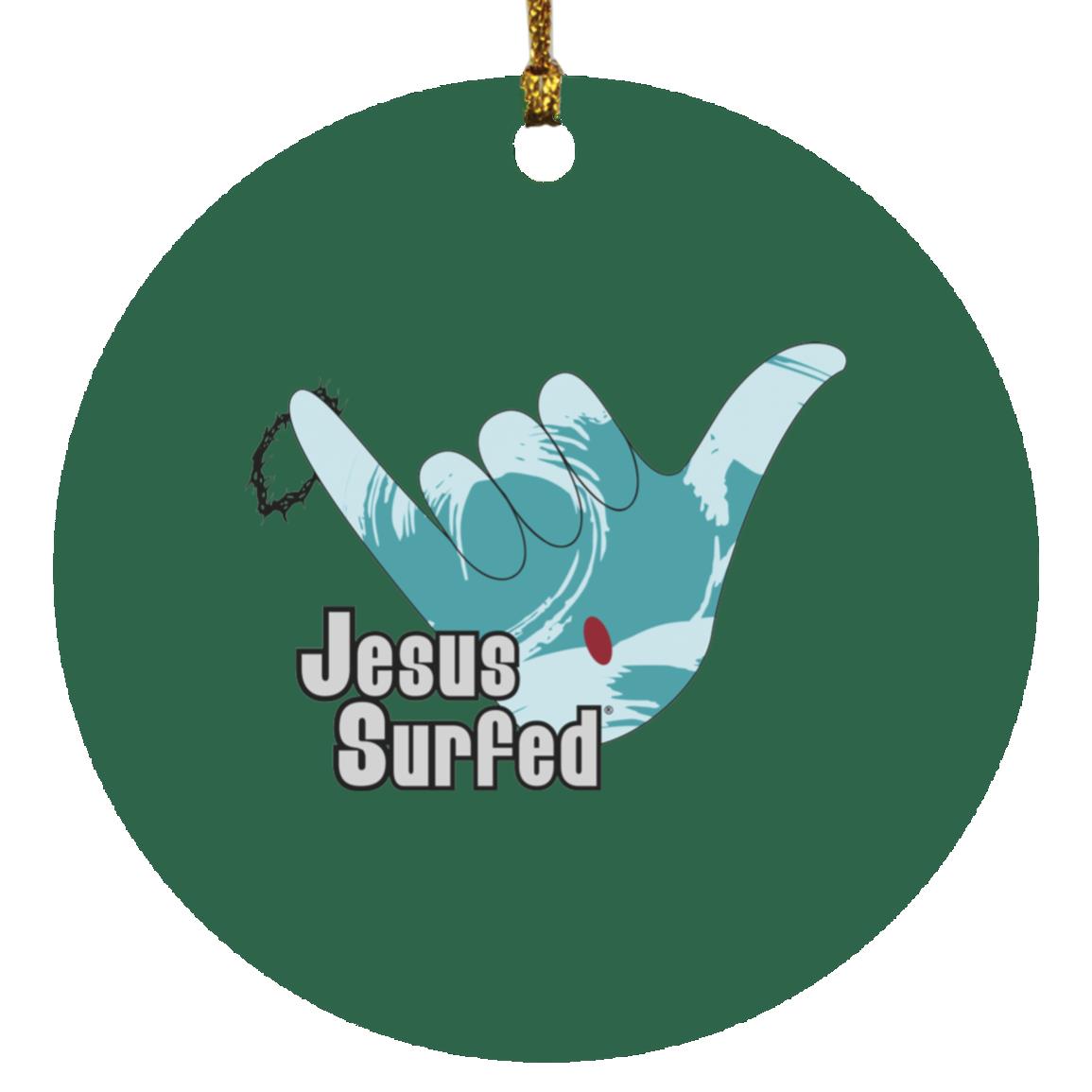 Aloha Spirit - Circle Ornament - Jesus Surfed Apparel Co. 