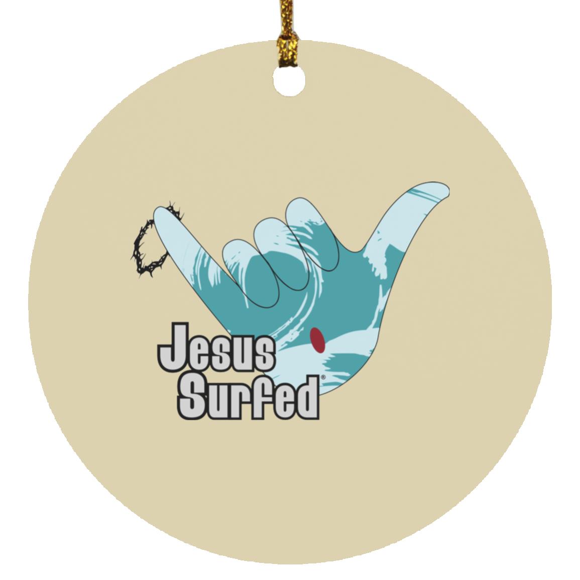 Aloha Spirit - Circle Ornament - Jesus Surfed Apparel Co. 