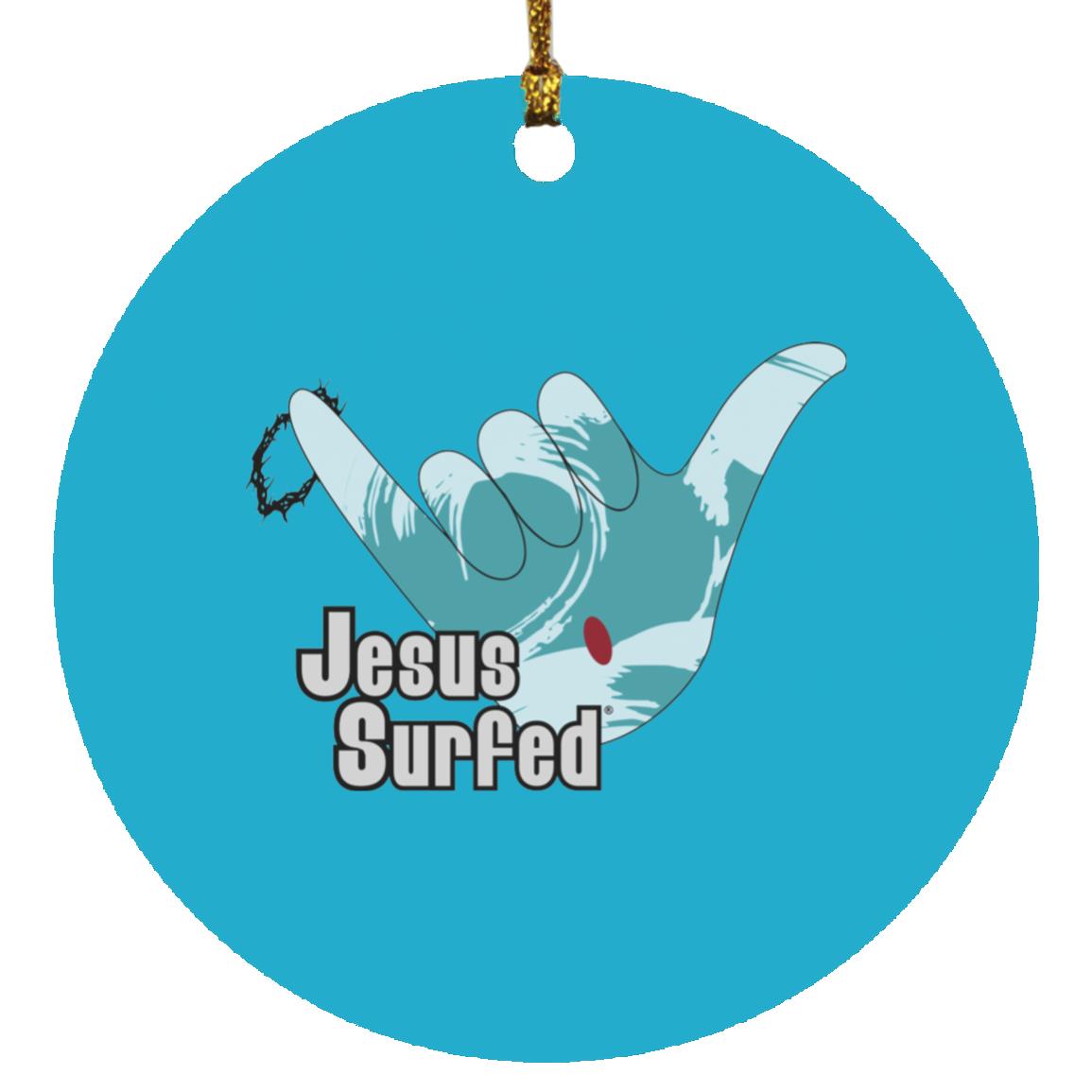 Aloha Spirit - Circle Ornament - Jesus Surfed Apparel Co. 