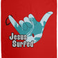Aloha Spirit - Cozy Plush Fleece Blanket - 50x60 - Jesus Surfed Apparel Co. 
