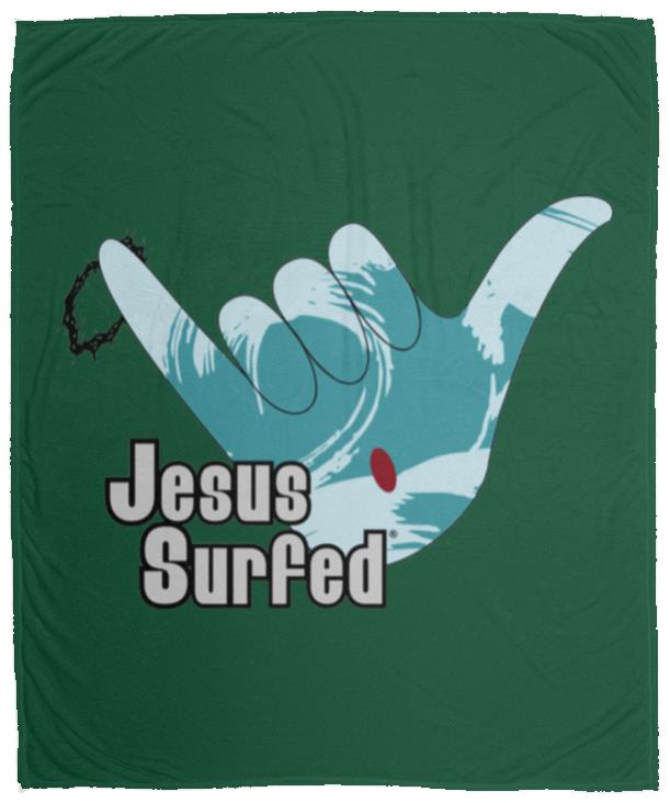 Aloha Spirit - Cozy Plush Fleece Blanket - 50x60S - Jesus Surfed Apparel Co. 