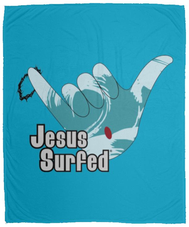 Aloha Spirit - Cozy Plush Fleece Blanket - 50x60S - Jesus Surfed Apparel Co. 