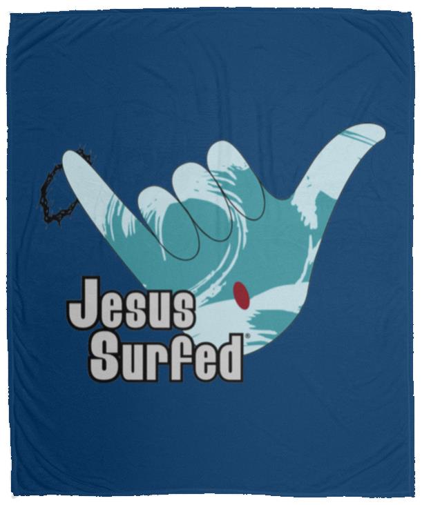 Aloha Spirit - Cozy Plush Fleece Blanket - 50x60S - Jesus Surfed Apparel Co. 