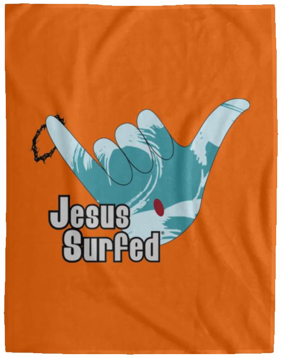 Aloha Spirit - Cozy Plush Fleece Blanket - 60x80 - Jesus Surfed Apparel Co. 