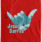 Aloha Spirit - Cozy Plush Fleece Blanket - 60x80 - Jesus Surfed Apparel Co. 