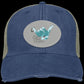 Aloha Spirit - Distressed Ollie Cap - Oval Patch - Jesus Surfed Apparel Co. 