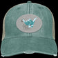 Aloha Spirit - Distressed Ollie Cap - Oval Patch - Jesus Surfed Apparel Co. 