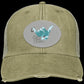 Aloha Spirit - Distressed Ollie Cap - Oval Patch - Jesus Surfed Apparel Co. 