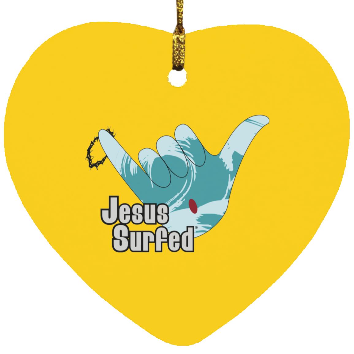 Aloha Spirit - Heart Ornament - Jesus Surfed Apparel Co. 