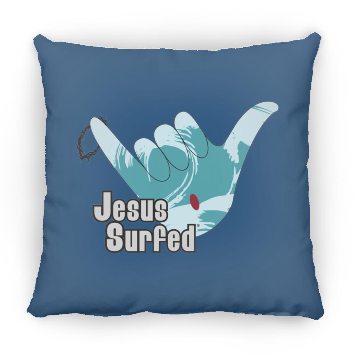 Aloha Spirit - Large Square Pillow - Jesus Surfed Apparel Co. 