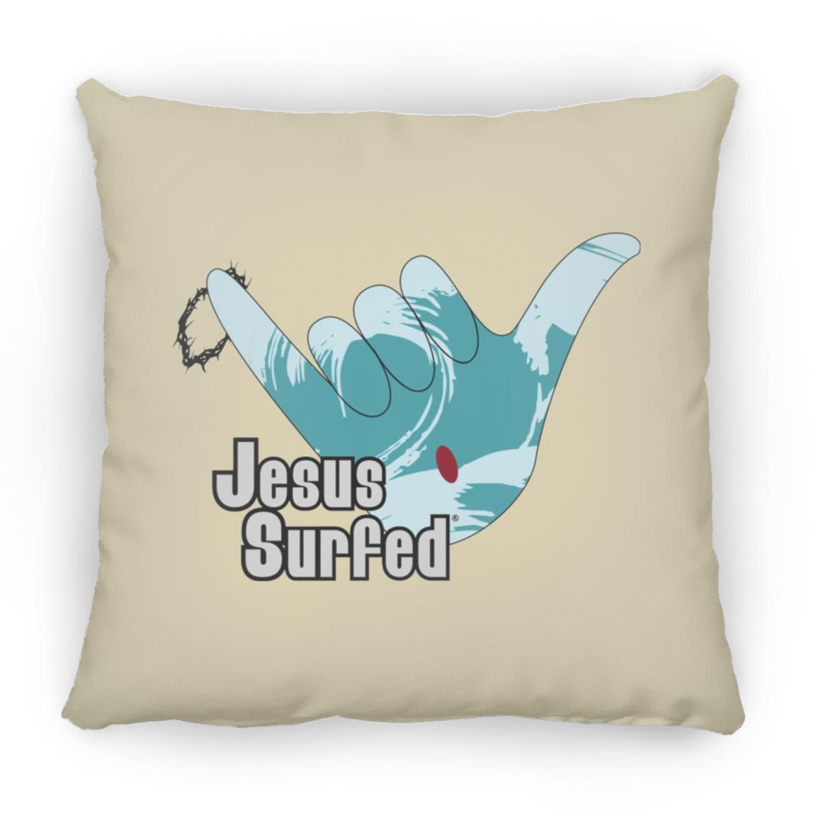 Aloha Spirit - Large Square Pillow - Jesus Surfed Apparel Co. 