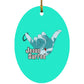 Aloha Spirit - Oval Ornament - Jesus Surfed Apparel Co. 