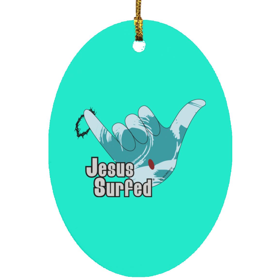 Aloha Spirit - Oval Ornament - Jesus Surfed Apparel Co. 