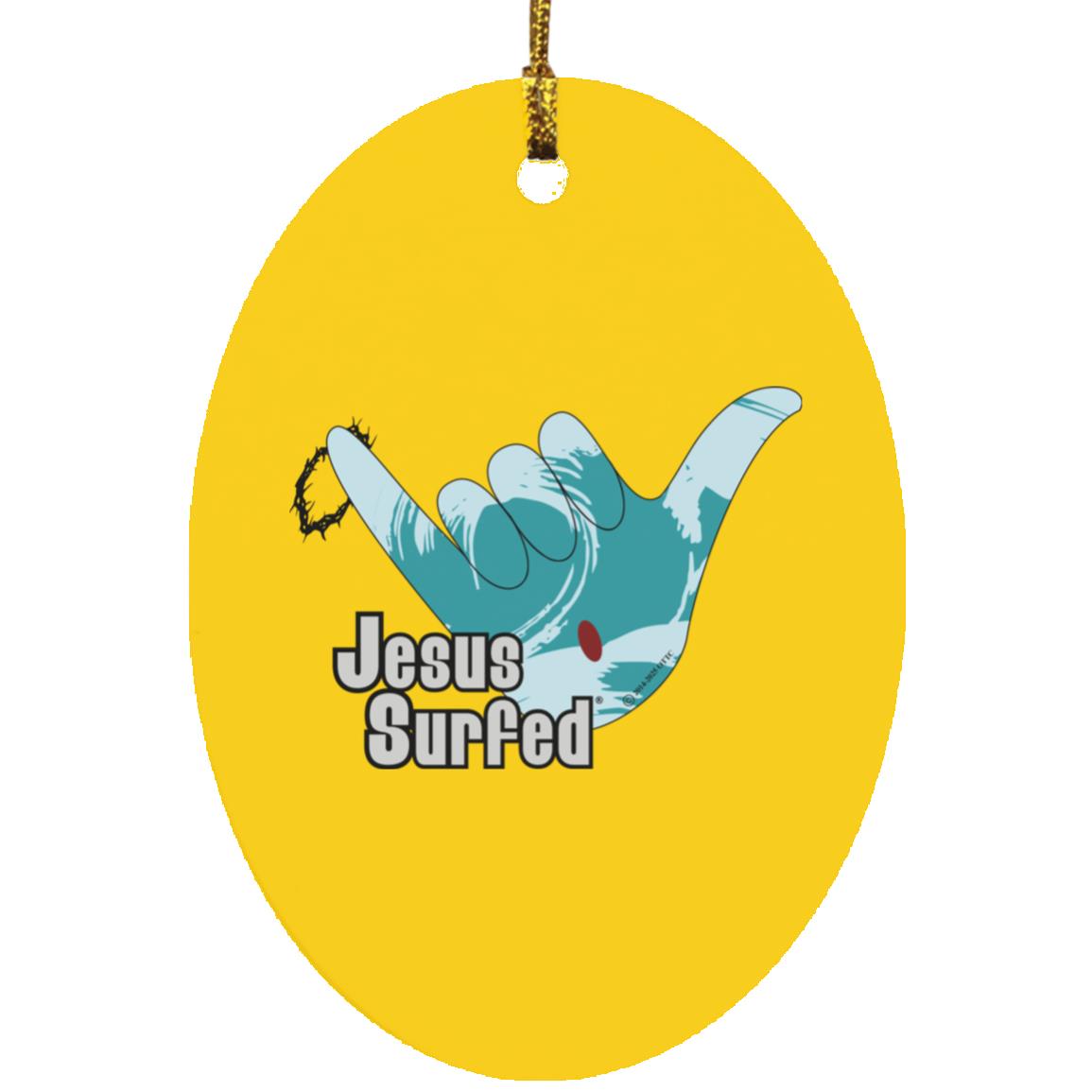 Aloha Spirit - Oval Ornament - Jesus Surfed Apparel Co. 