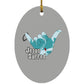 Aloha Spirit - Oval Ornament - Jesus Surfed Apparel Co. 