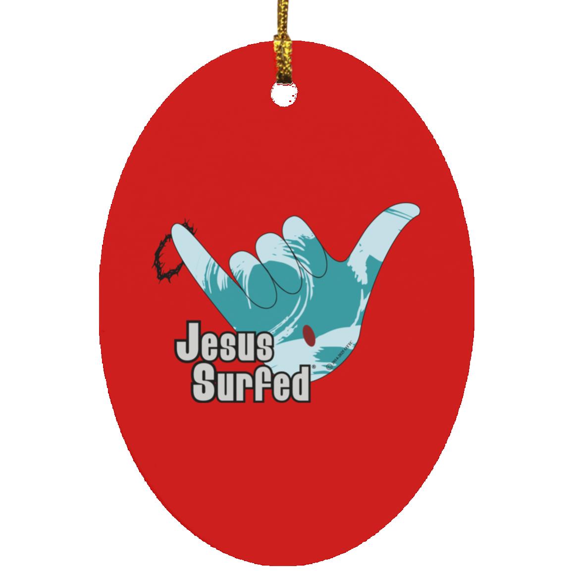 Aloha Spirit - Oval Ornament - Jesus Surfed Apparel Co. 