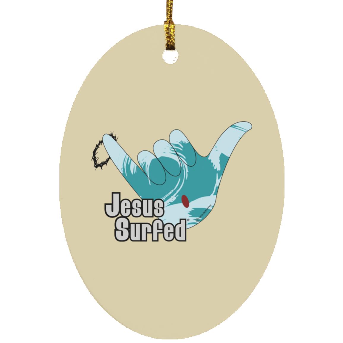 Aloha Spirit - Oval Ornament - Jesus Surfed Apparel Co. 