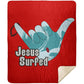 Aloha Spirit - Premium Mink Sherpa Blanket 50x60 - Jesus Surfed Apparel Co. 