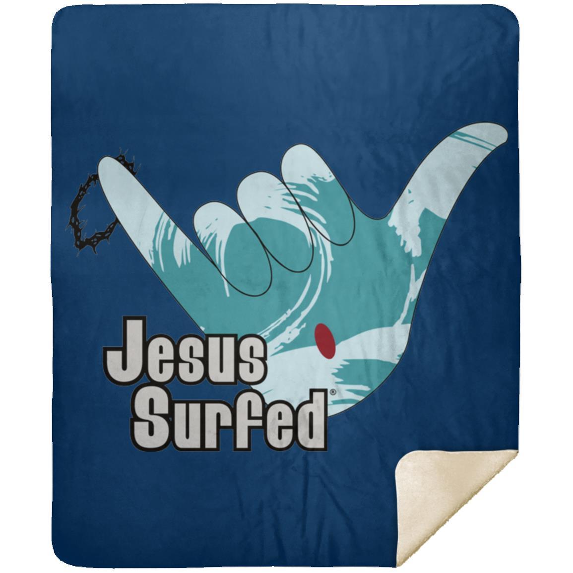 Aloha Spirit - Premium Mink Sherpa Blanket 50x60 - Jesus Surfed Apparel Co. 