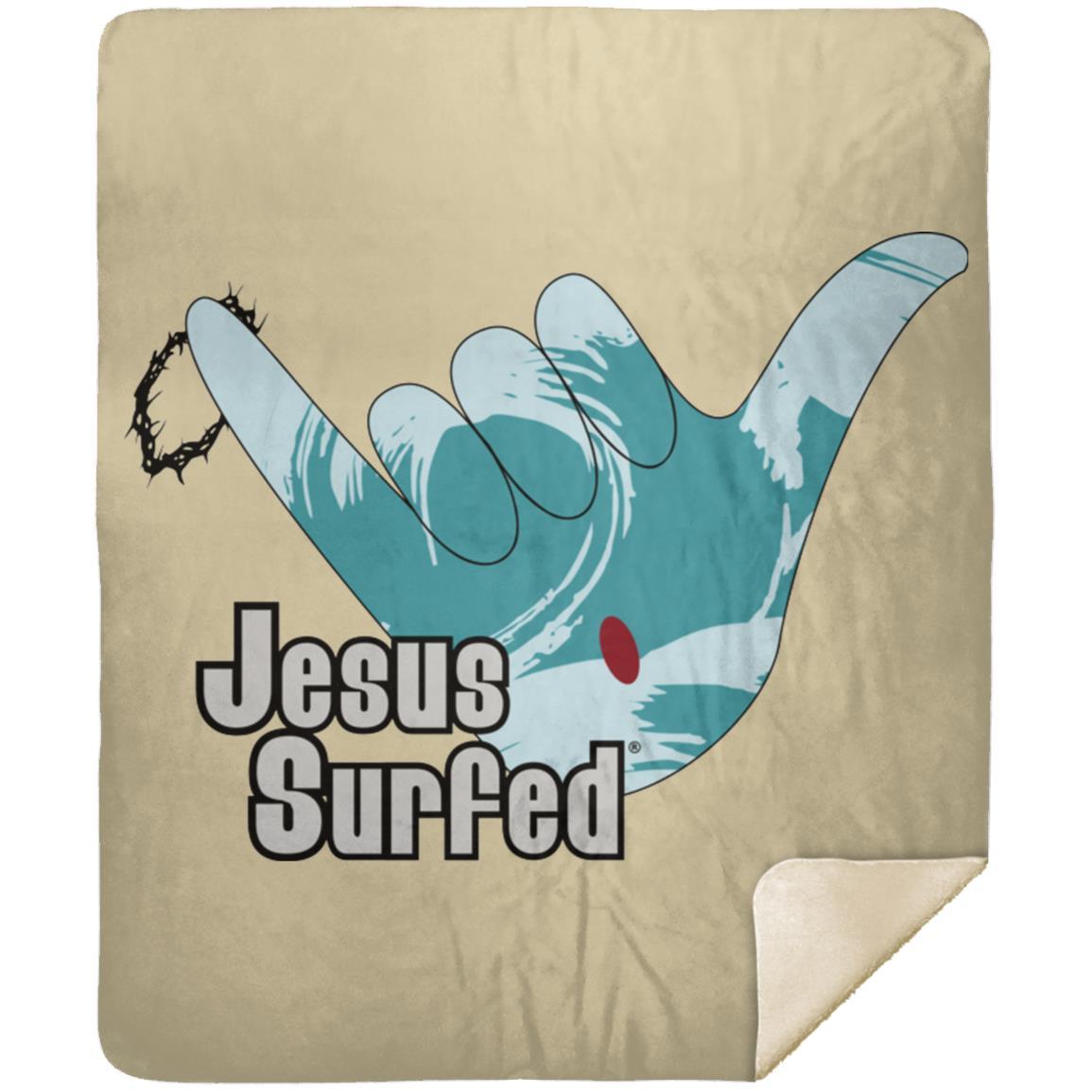 Aloha Spirit - Premium Mink Sherpa Blanket 50x60 - Jesus Surfed Apparel Co. 