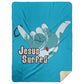 Aloha Spirit - Premium Mink Sherpa Blanket 60x80 - Jesus Surfed Apparel Co. 