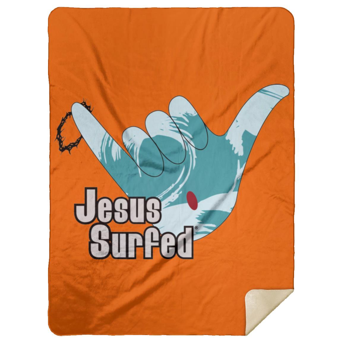 Aloha Spirit - Premium Mink Sherpa Blanket 60x80 - Jesus Surfed Apparel Co. 