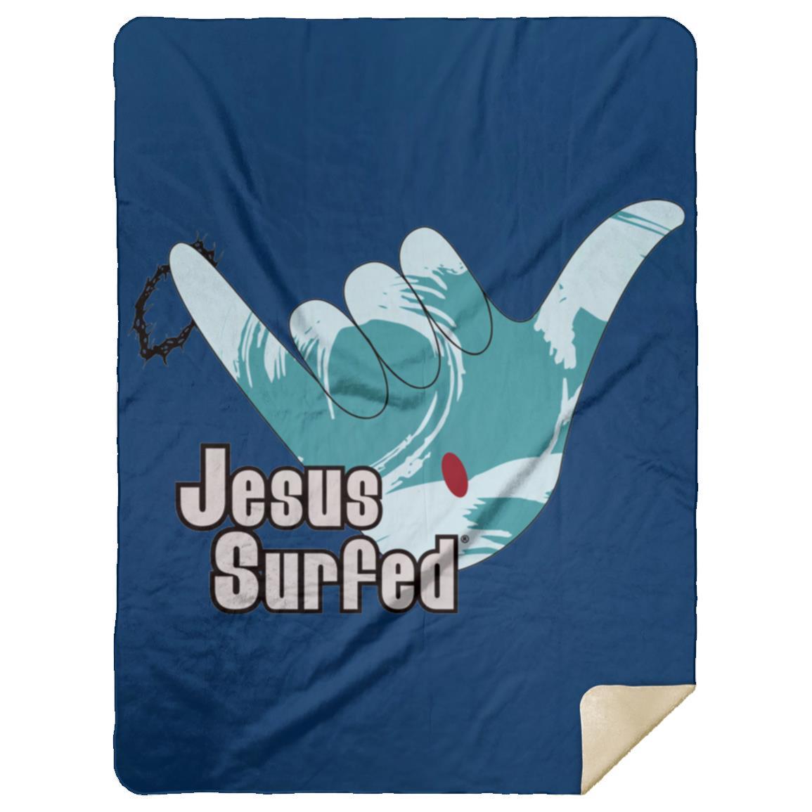 Aloha Spirit - Premium Mink Sherpa Blanket 60x80 - Jesus Surfed Apparel Co. 