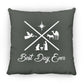 Best Day Ever - Large Square Pillow - Jesus Surfed Apparel Co. 
