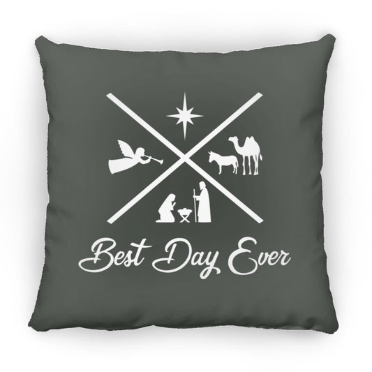 Best Day Ever - Large Square Pillow - Jesus Surfed Apparel Co. 