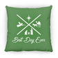 Best Day Ever - Large Square Pillow - Jesus Surfed Apparel Co. 