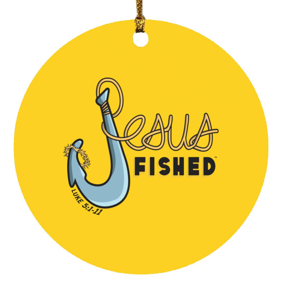 Big Hook - Circle Ornament - Jesus Surfed Apparel Co. 