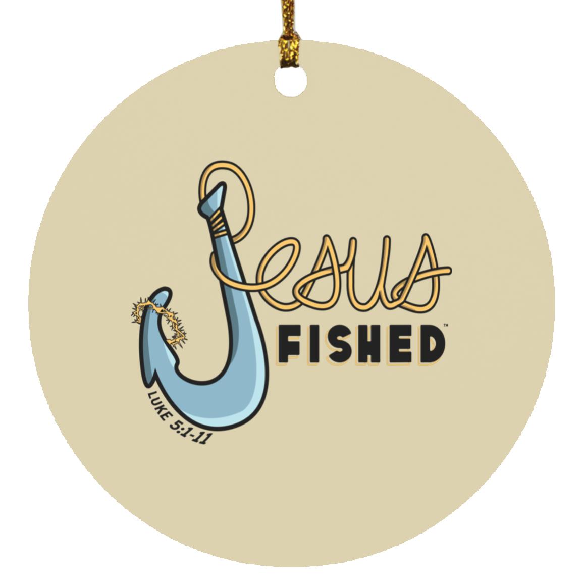 Big Hook - Circle Ornament - Jesus Surfed Apparel Co. 