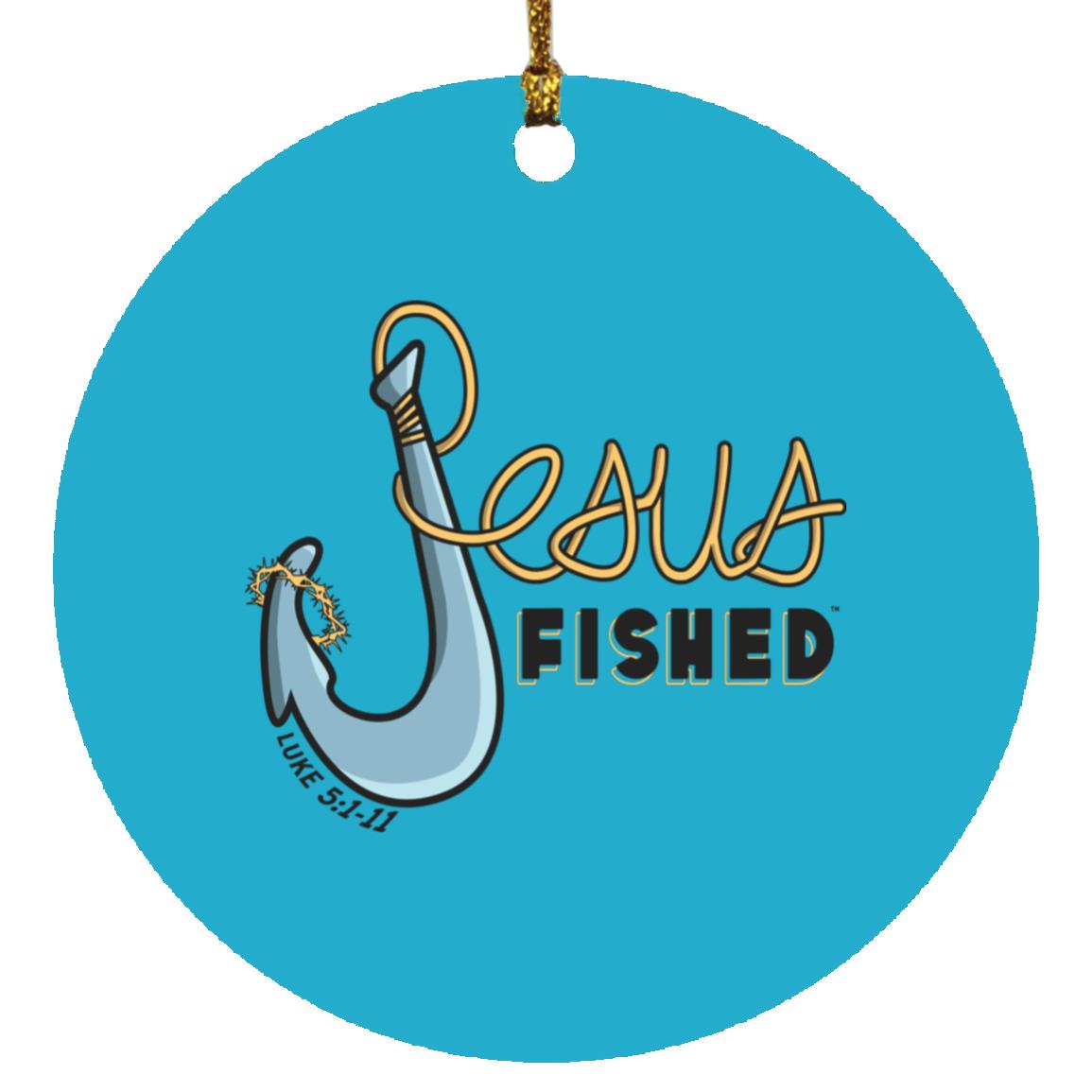 Big Hook - Circle Ornament - Jesus Surfed Apparel Co. 