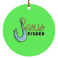 Big Hook - Circle Ornament - Jesus Surfed Apparel Co. 