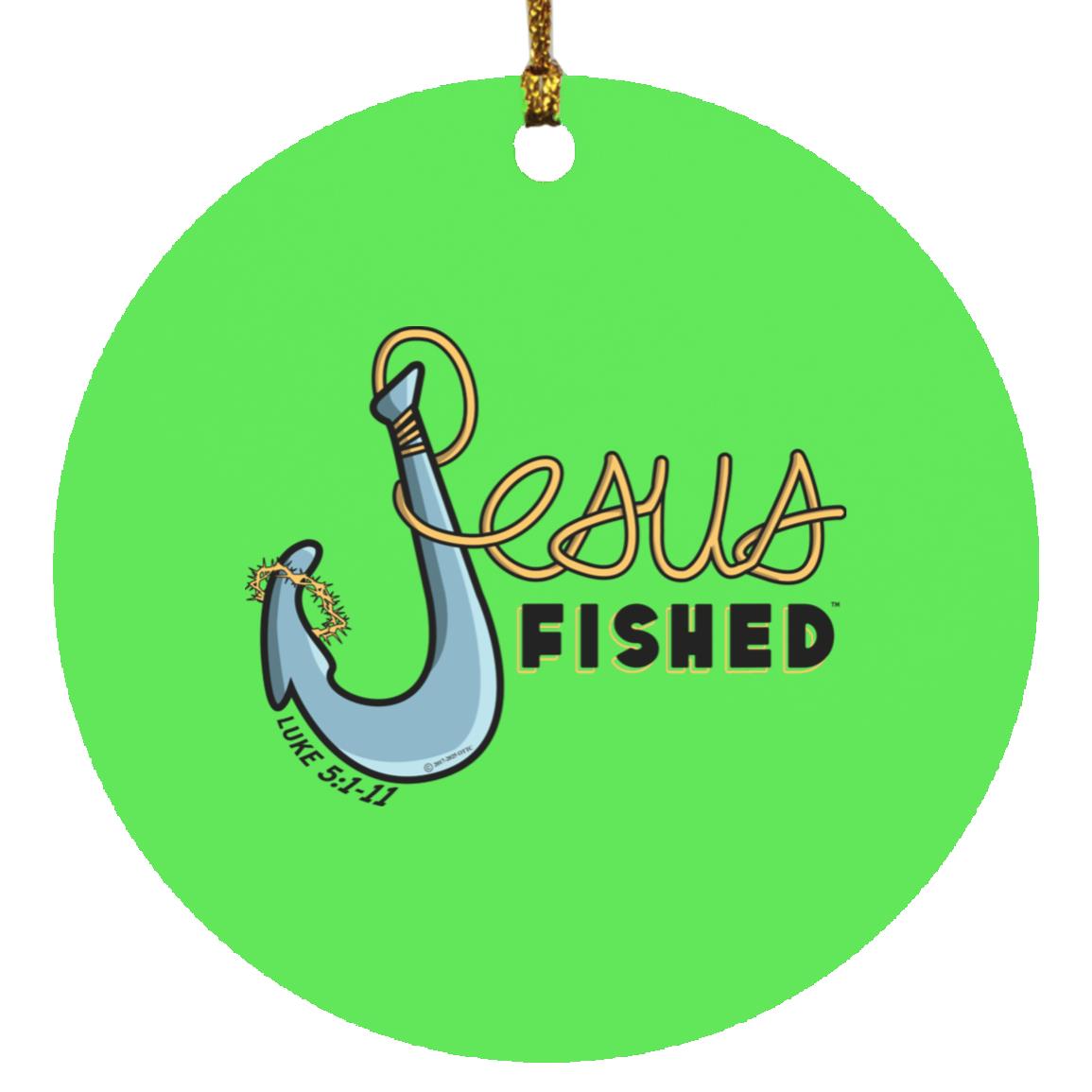 Big Hook - Circle Ornament - Jesus Surfed Apparel Co. 