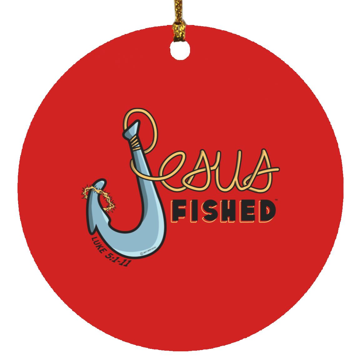 Big Hook - Circle Ornament - Jesus Surfed Apparel Co. 