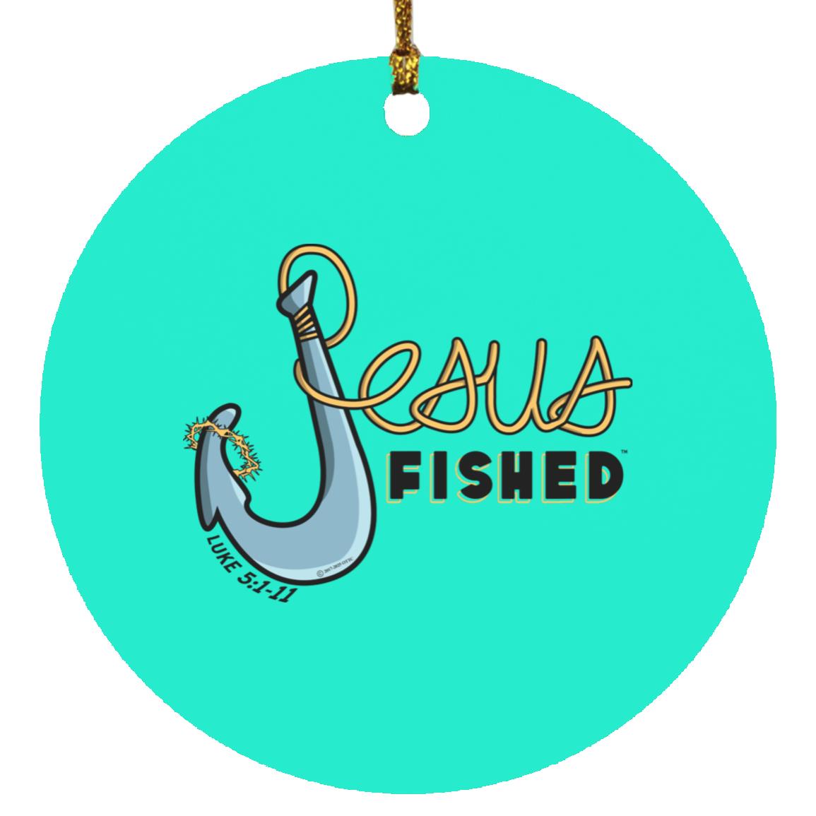 Big Hook - Circle Ornament - Jesus Surfed Apparel Co. 