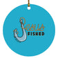 Big Hook - Circle Ornament - Jesus Surfed Apparel Co. 