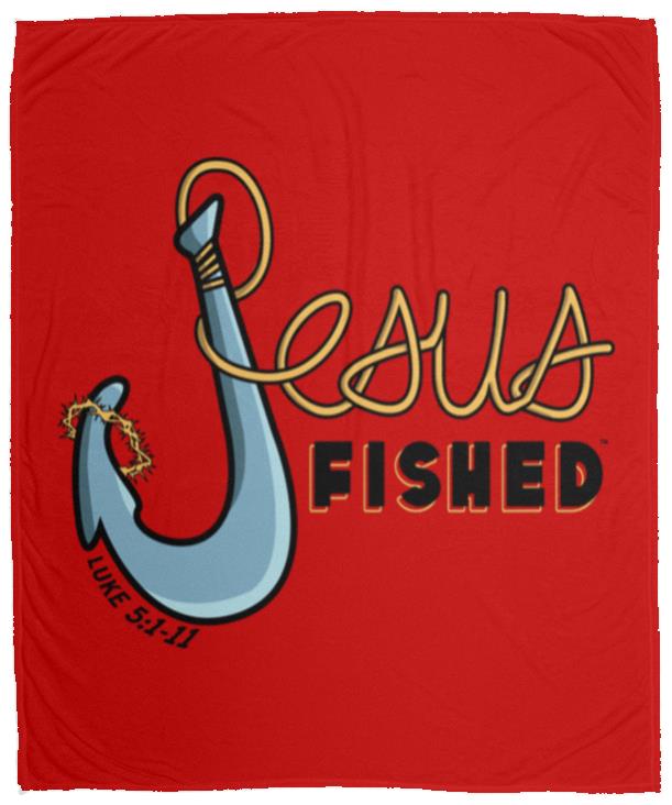 Big Hook - Cozy Plush Fleece Blanket - 50x60 - Jesus Surfed Apparel Co. 