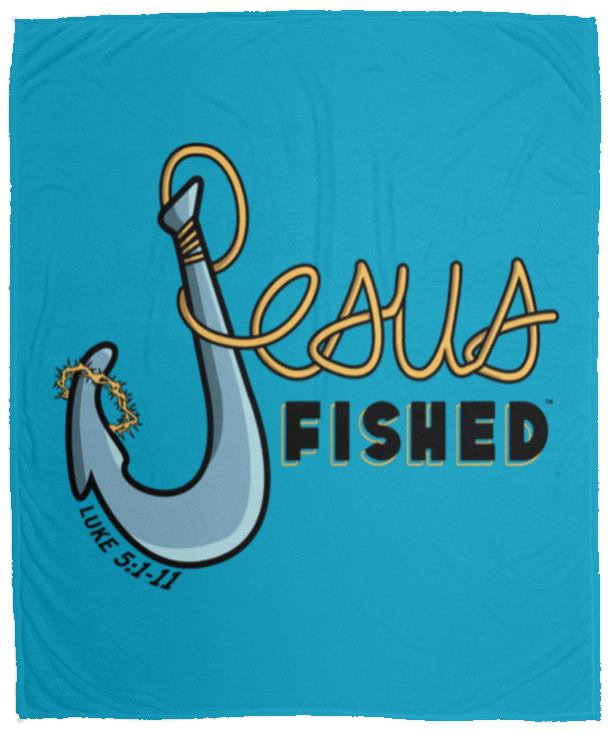 Big Hook - Cozy Plush Fleece Blanket - 50x60 - Jesus Surfed Apparel Co. 