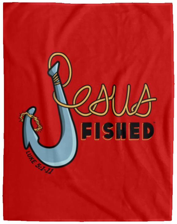 Big Hook - Cozy Plush Fleece Blanket - 60x80 - Jesus Surfed Apparel Co. 