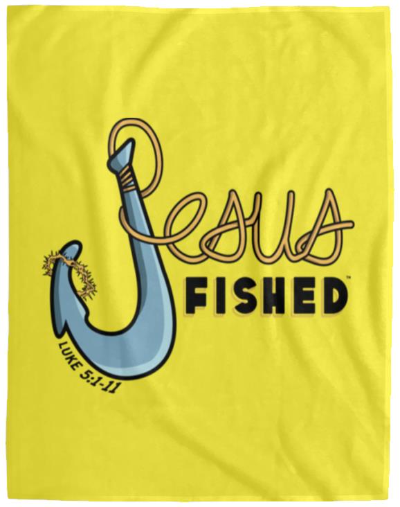 Big Hook - Cozy Plush Fleece Blanket - 60x80 - Jesus Surfed Apparel Co. 